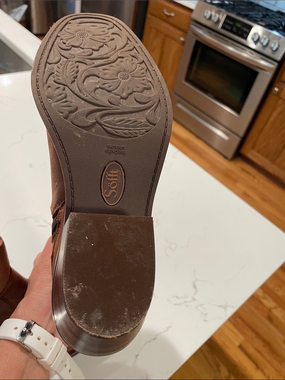 Sofft Leather Ankle Boots - Picture 6 of 10